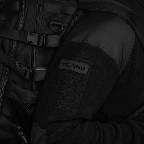 M‑Tac Patch Poland End-to-End 25x80 takissa, Cordura 500d -kankaasta, laserleikattu kuvio ja velcro-kiinnitys, 25x80 mm.