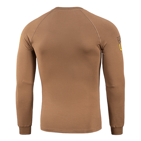 M-Tac Raglan T-Shirt UA Side set bagfra, brun farve med raglan-ærmer. Komfortabel og holdbar med premium tryk og elastiske manchetter.