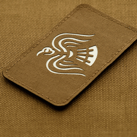 M-Tac Patch Ravneflag Laser Cut – viikinkilippu ja musta korppi, Cordura 500D, Velcro, ihanteellinen taktiseen varustukseen.