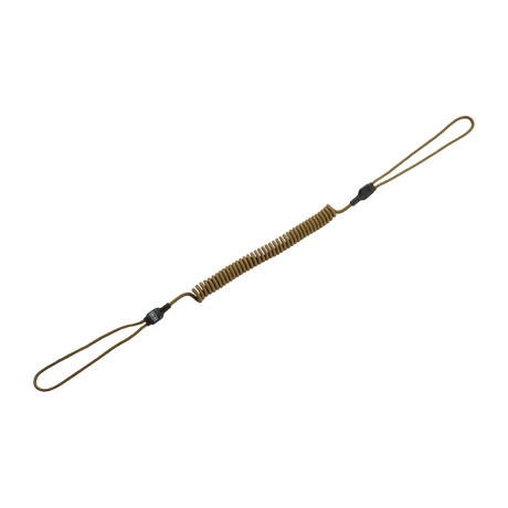M-Tac Safety Cord Medium Universal spiraalimuotoilu varusteiden ja aseiden suojaamiseen, MOLLE-yhteensopiva ja joustava kiinnitys.