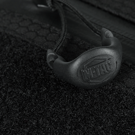 Yksityiskohta M-Tac Sling -pistoolilaukku Elite Hex Velcro, lähikuva vetoketjusta.