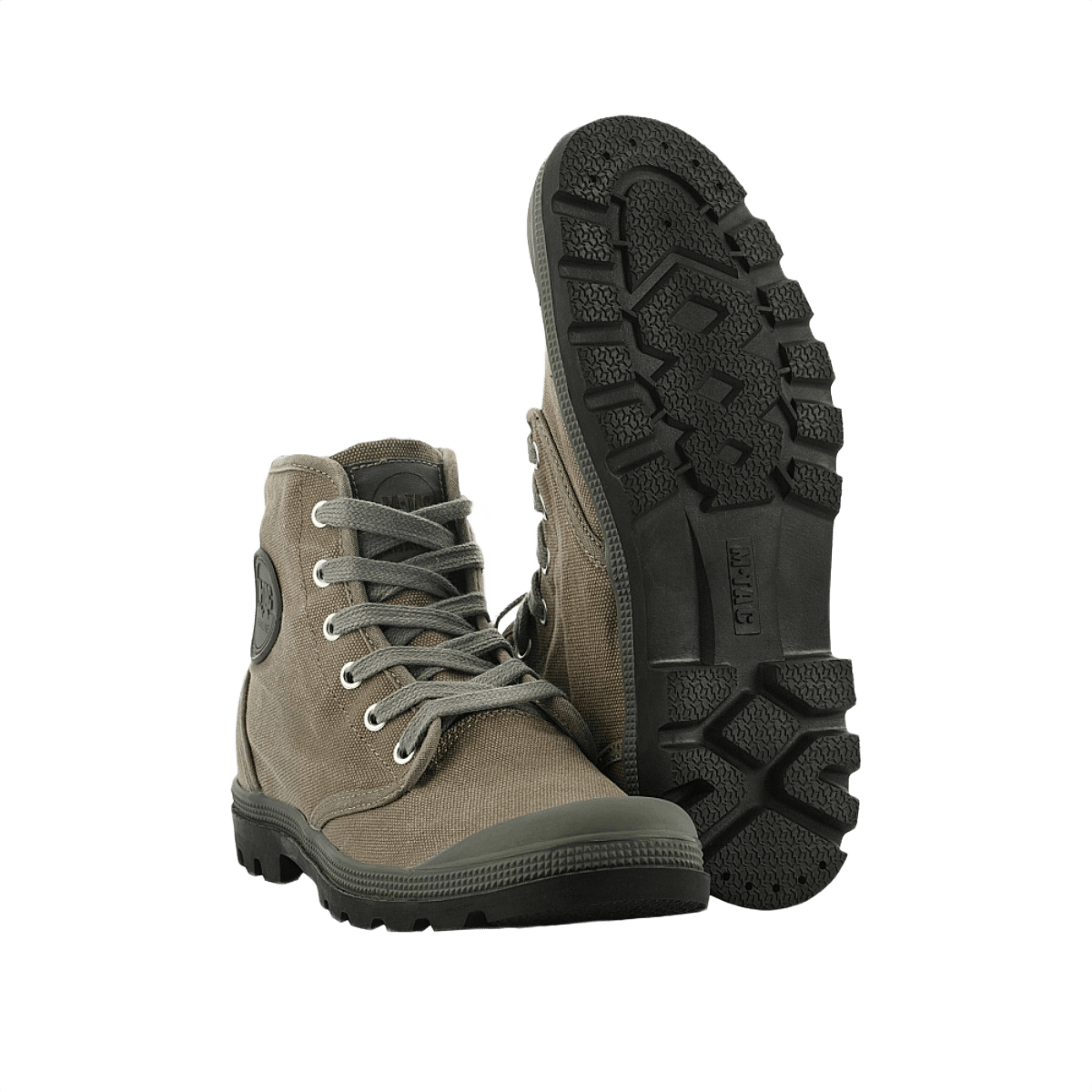 M-Tac Sneakers til udendørs aktiviteter med metalliserede snørehuller, polyester snørebånd og vulkaniseret gummisål for godt greb.