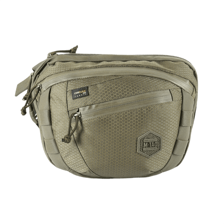 M-Tac Sphaera Hex Hardsling Bag Large Elite suuri armeijanvihreä, vetoketjutaskut ja vankka muotoilu.