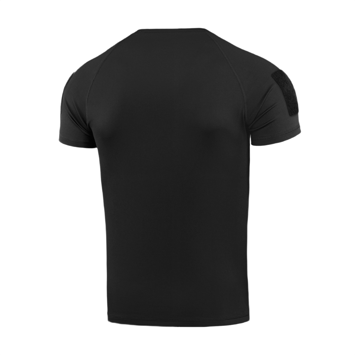 M-Tac T-Shirt Raglan Sweat-Wicking Tactical Summer, sort, svedtransporterende, perfekt til udendørs aktiviteter i varmt vejr.
