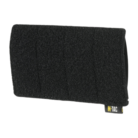 M-Tac Tactical Morale Patches Display Board, musta, tarkoitettu kiinnitykseen MOLLE-järjestelmiin, mitat: 160 x 85 mm.