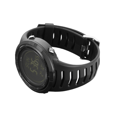M-Tac Tactical Ur 2147, tukeva kello kompassilla, LED-taustavalolla ja hälytyksellä, sopii ulko- ja taktiseen käyttöön.