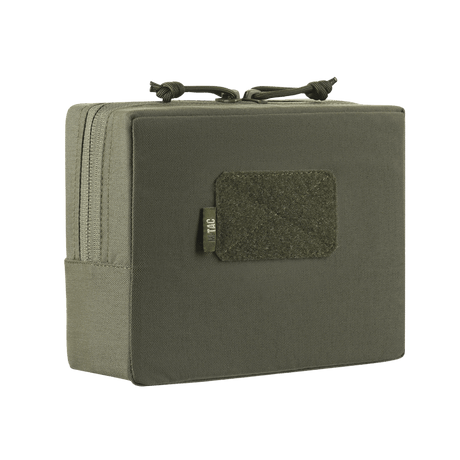 M-Tac Utility Taske Elite Medium, robust materiaali, Velcro-alue ja kaksoisvetoketju, suunniteltu turvalliseen säilytykseen, galleria-asento 1.