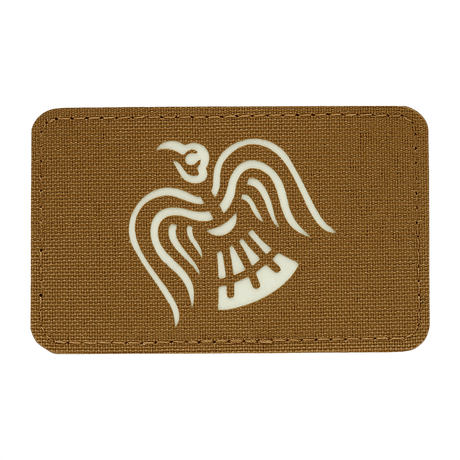 M-Tac Patch Ravneflag Laser Cut – viikinkilippu mustalla korpilla ruskealla taustalla, sopii univormuun tai taktiseen varustukseen.