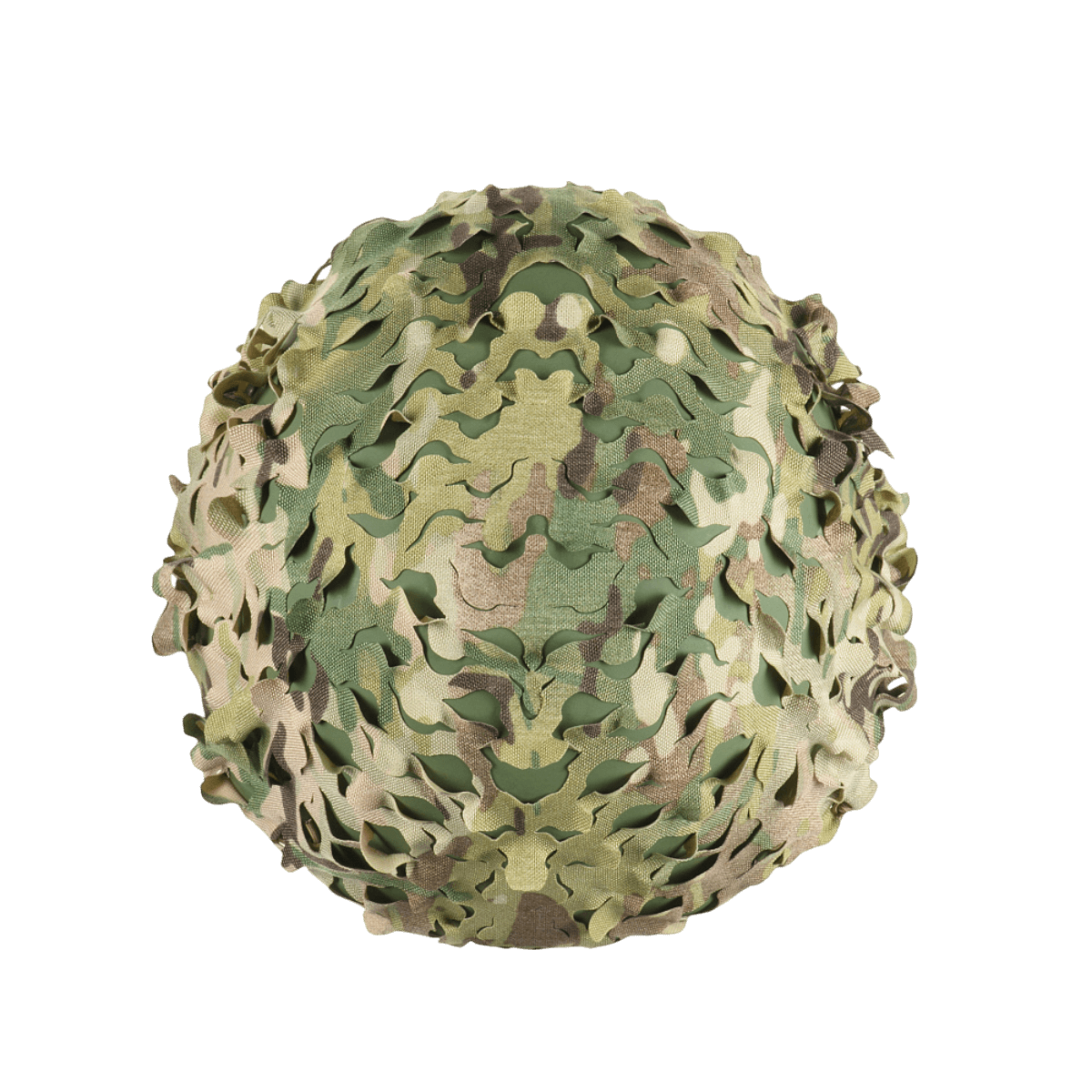 M‑Tac Vilha Hjelmcover Elite i MULTICAM-camouflage til FAST hjelme, designet til beskyttelse og justerbar pasform med Cordura 500D.