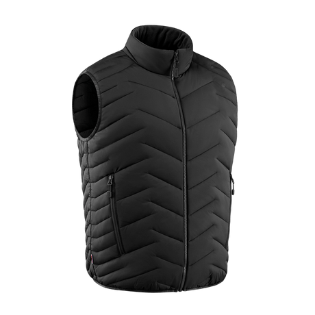 M-Tac Vytyaz Primaloft Vest i sort med vandafvisende nylon, ideel til overgangsperioder eller ekstra lag i koldt vejr.