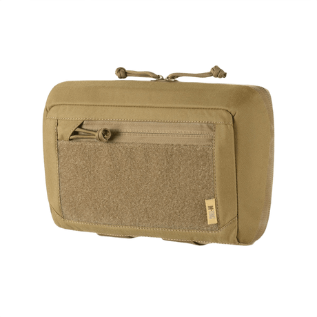 M-Tac Admin Pouch Large Elite Gen.II beige Cordura 500D:stä AquaGuard-vetoketjulla ja Velcrolla henkilökohtaisille patcheille.