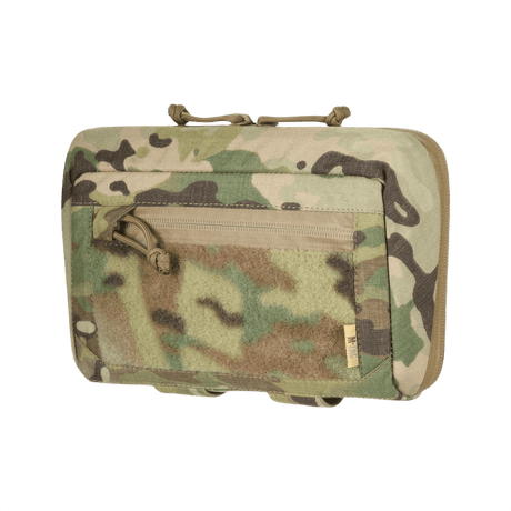 M-Tac Admin Pouch Large Elite Gen.II camokuosissa Cordura 500D:stä ja AquaGuard-vetoketjulla; suunniteltu säilytykseen.