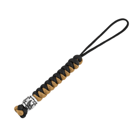 M-Tac Lanyard Viper Cossack Cross V.2 paracordista, Templar-risti -kuvio ja metallipala; toiminnallinen lisävaruste veitsille
