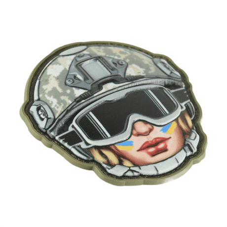 M-Tac Patch Emoji #49 3d-efektillä ja velcrolla. Hauska PVC-morale-patch vaatteisiin tai varusteisiin. Koko 6.5x6.5 cm.