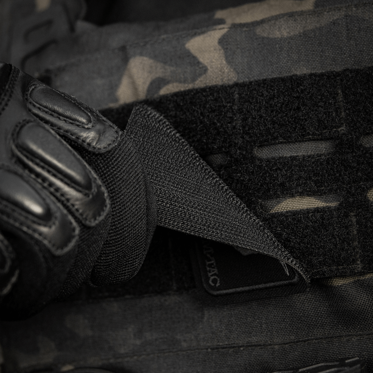 M-Tac Patch Face of War (Broderi) fastgjort med Velcro til taktisk udstyr, broderet kranie på Cordura 500D, inspireret af Vietnamkrigen.