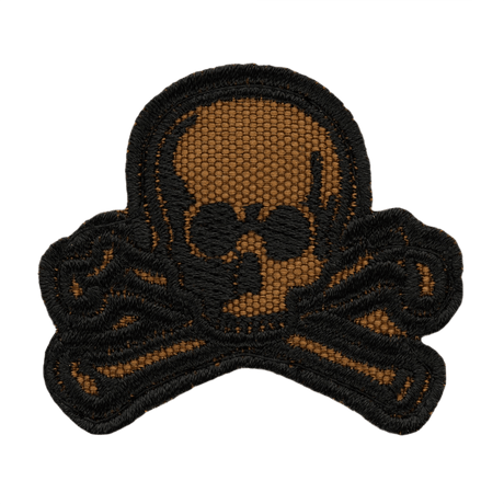 M-Tac Patch Old Skull Velcro 3d realistisella ilmeellä, kangasmateriaali, helppo kiinnitys, 45x55 mm