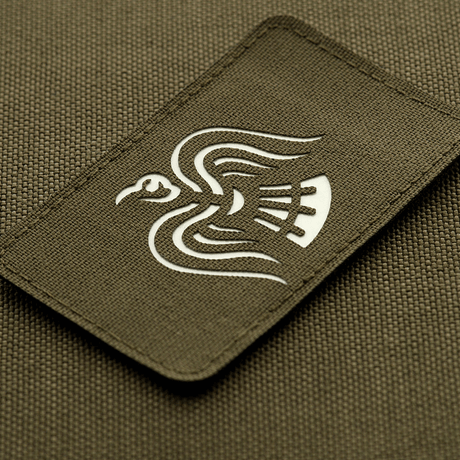 M-Tac Patch Ravneflag Laser Cut – viikinkilippu mustalla korpilla, ihanteellinen univormuun tai taktiseen varustukseen, Cordura 500D, Velcro, 80x50 mm.