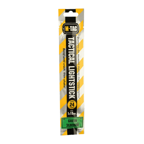 M-Tac Glow Stick 15 cm en pakkauksessa, itsenäinen valonlähde ilman sähköä, käyttöaika jopa 24 tuntia, 1 x 15 cm, vihreä.