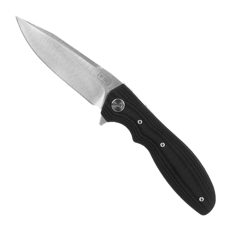 M-Tac Outdoor & Militær taittoveitsi - Type 6, kromattu ruostumaton terä ja musta G10-komposiittikahva, sopii EDC-varusteisiin.
