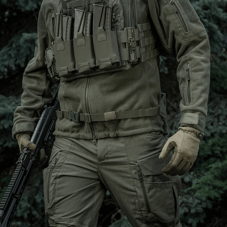 M-Tac Siddeunderlag med bælte bærbar til udendørs aktiviteter i skovmiljø