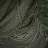 M-Tac Siddeunderlag med bælte, praktisk bærbar løsning til udendørs brug, set fra siden