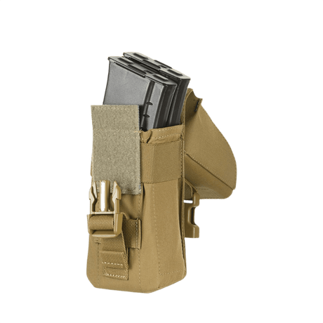 M-Tac Dobbelt Magasin Taske med Fastex Lukning i slidstærk Cordura 500D til AR- og AK-magasiner, ideel til militær og outdoor.
