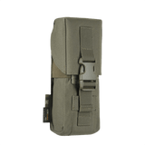 M-Tac Dobbelt Magasin Taske med Fastex Lukning, robust Cordura 500D materiale til AR- og AK-magasintransport, grøn taske.