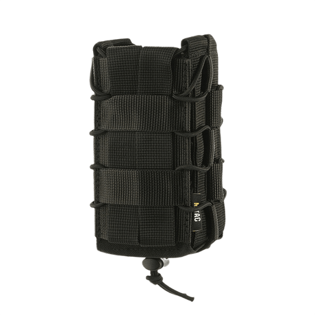 M-Tac Åben Dobbelt Magasintaske til AK i sort med robust vinylbaseret design for sikker opbevaring