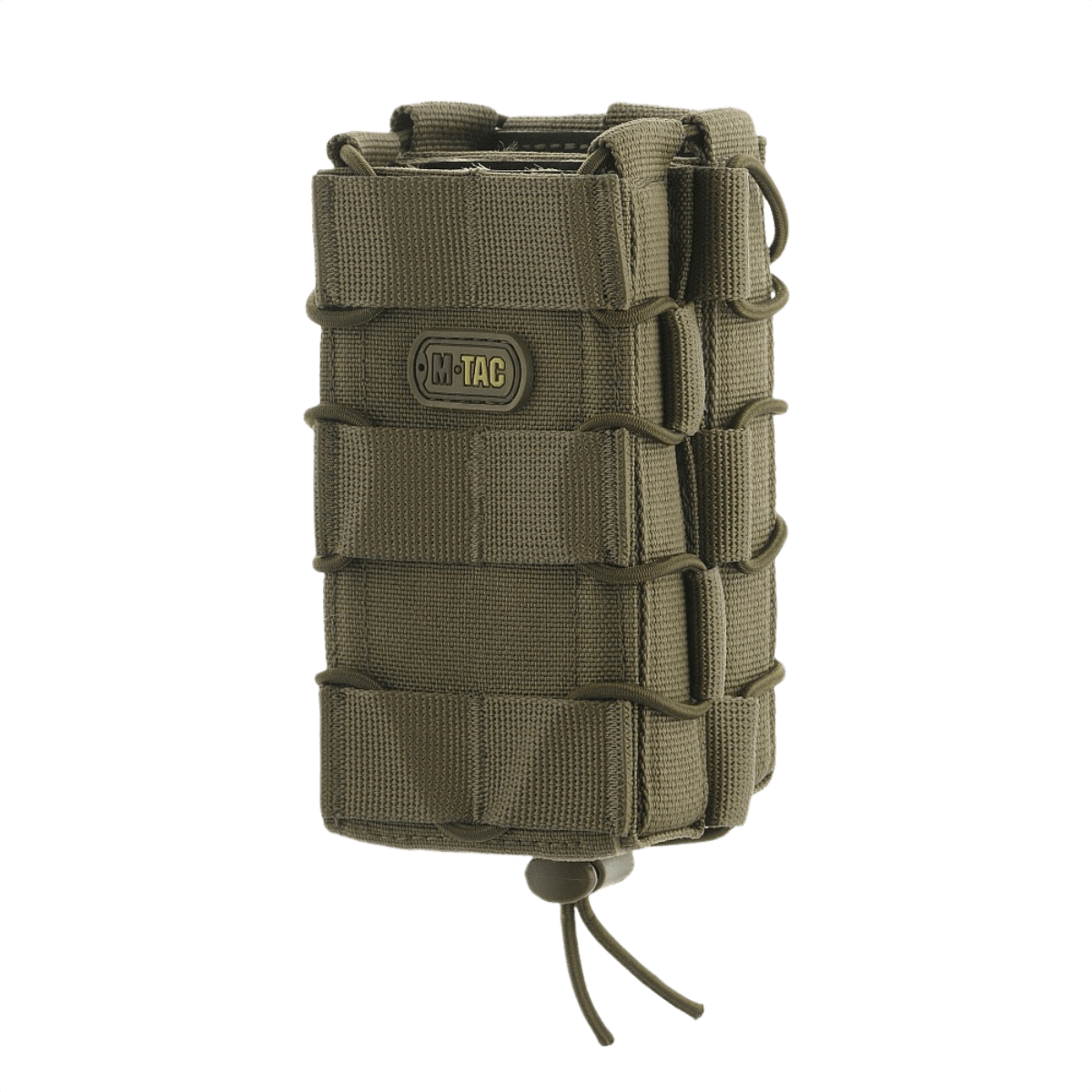 M-Tac Åben Dobbelt Magasintaske til AK i robust materiale til sikker opbevaring af AK-magasinere under ekstreme forhold.