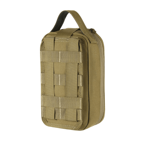 M-Tac Medical Pouch Rip Off til førstehjælpsudstyr, kompatibel med MOLLE Velcro-paneler, robust lynlås, modulært design, brun taske.