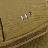 Detalje af M-Tac Medical Pouch Rip Off i robust stof og velcro. Ideel til førstehjælpsudstyr, kompatibel med MOLLE systemer.