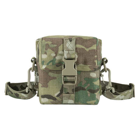 M-Tac Taske til Natkikkert PVS-14 med fastgørelseslukning, camouflagemønster og elastiske stropper til sikker opbevaring og transport.