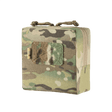 M-Tac Utility Pouch Elite Small i slidstærkt Cordura 500D med MOLLE-interface til opbevaring af nødvendigheder, camouflagemønster.