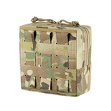 M-Tac Utility Pouch Elite Small, slidstærk Cordura 500D taske med MOLLE-interface til EDC-udstyr, frontvisning, camouflage mønster