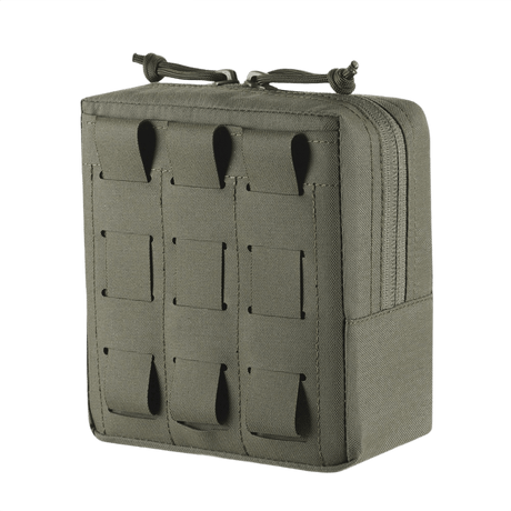 M-Tac Utility Pouch Elite Small i slidstærkt Cordura 500D med Laser Cut MOLLE-interface til opbevaring af EDC-udstyr og ejendele.