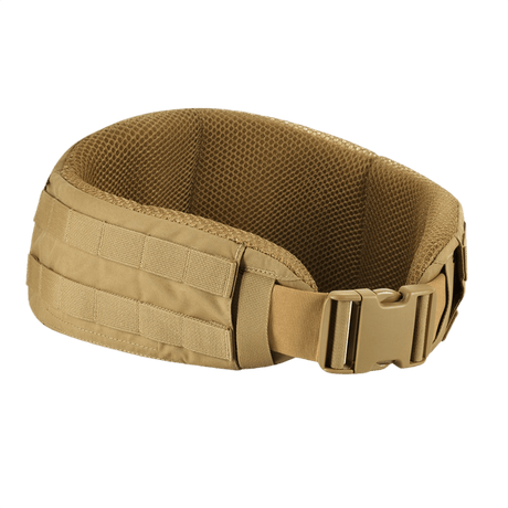 Taktisk M-Tac War Belt ARMOR i slidstærkt Cordura 500D med MOLLE-webbing til fastgørelse af tilbehør, ideelt til kampudstyr.
