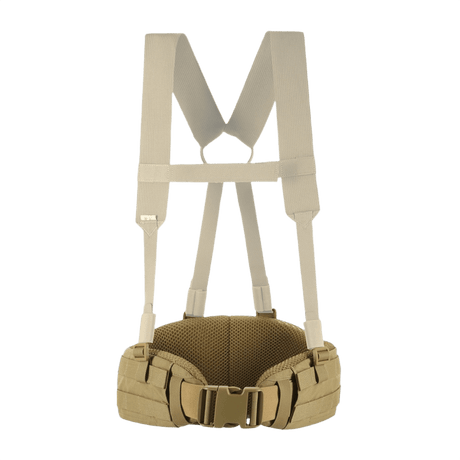 M-Tac War Belt ARMOR set forfra med holdbare Cordura 500D materialer og MOLLE-webbing til taktiske anvendelser.