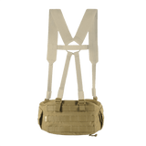 M-Tac War Belt ARMOR i beige med MOLLE-webbing og stærke stropper til taktiske opgaver