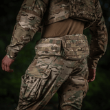 M-Tac War Belt ARMOR taktisk bælte med MOLLE-webbing i camouflage-design, ideel til moderne fighters i kampudstyr.