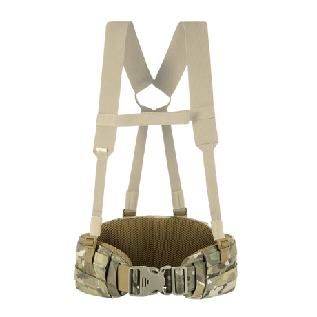 M-Tac War Belt ARMOR i slidstærkt Cordura 500D med MIL-SPEC MOLLE-webbing til taktiske kampopgaver.