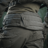 M-Tac War Belt ARMOR med MOLLE-webbing og Cordura 500D stof, perfekt til taktiske formål og moderne kampudstyr.