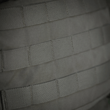Detalje af M-Tac War Belt ARMOR med MIL-SPEC MOLLE-webbing i slidstærkt Cordura 500D, ideel til taktisk udstyr og tilbehør.