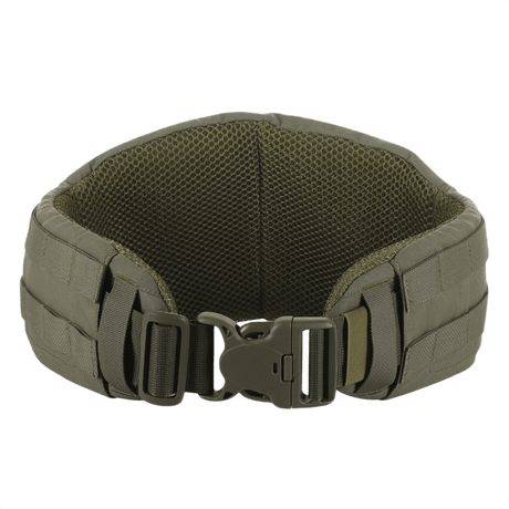 M-Tac War Belt ARMOR i slidstærkt Cordura 500D med MOLLE-webbing og robust lukning, perfekt til taktiske opgaver.