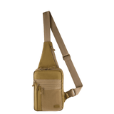 M-Tac Carry Sling Taske Elite Gen.IV med Velcro, justerbar skuldertaske til skjult våbenbæring med universelt velcro-hylster.