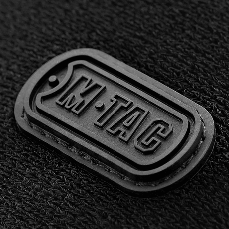 Logo på M-Tac Carry Sling Taske Elite Gen.IV med Velcro i sort design for diskret bæring af våben