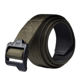 M-Tac Double Duty Taktisk Bælte Hex sort nylonbælte til hverdags- og taktisk brug, designet til at bære holsters og udstyr komfortabelt.