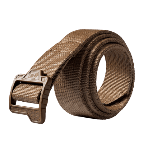 M-Tac Double Duty Taktisk Bælte Hex i slidstærkt nylon til taktiske opgaver og komfortabel bæring af udstyr.