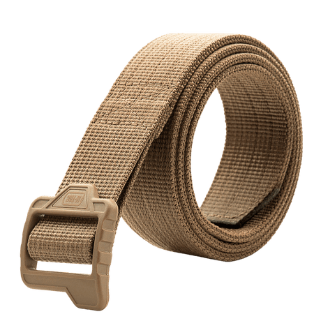 M-Tac Double Duty Taktisk Bælte i stærk nylon med slidstærk polymerspænde for sikker lukning og langvarig brug.