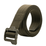 M-Tac Double Duty Taktisk Bælte i robust nylon med polymer spænde, designet til holstre og taskebæring, ideel til langvarig brug.