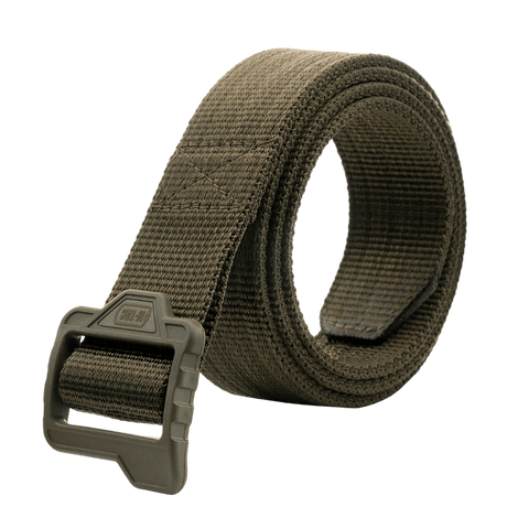 M-Tac Double Duty Taktisk Bælte i robust nylon med polymer spænde, designet til holstre og taskebæring, ideel til langvarig brug.